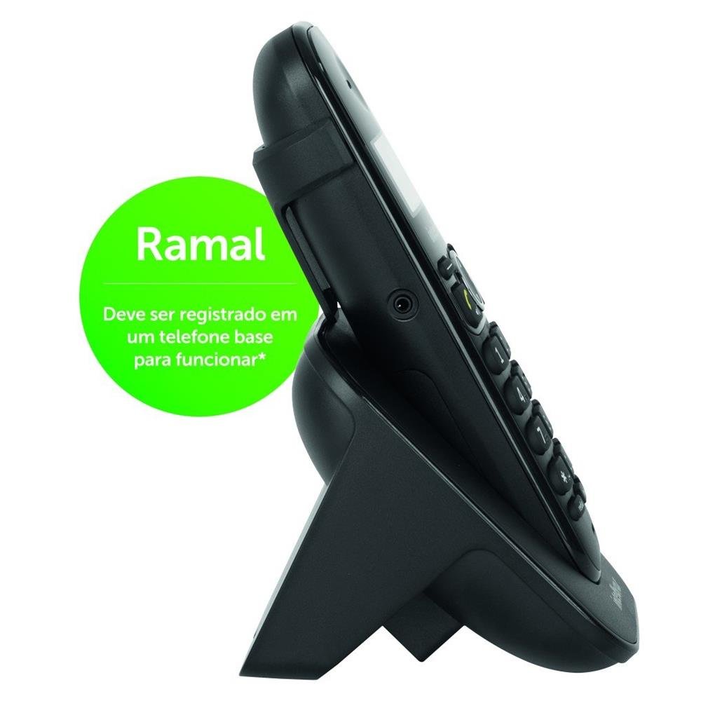 Telefone Ramal sem fio TS5121 preto