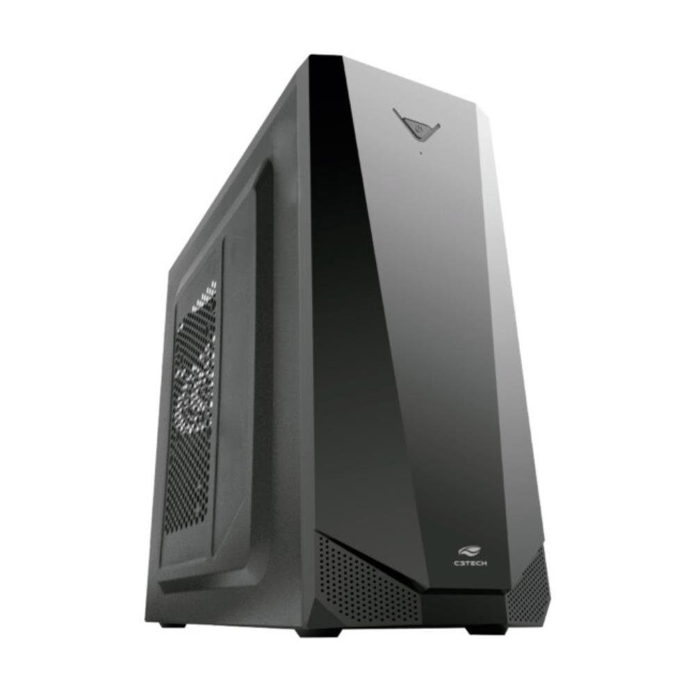 Gabinete Gamer C3tech Sem Fonte Mid Tower Atx Preto