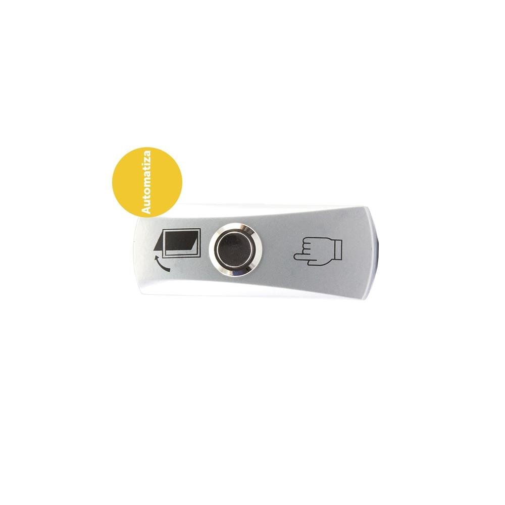 Botão de saida inox com caixa AC2864