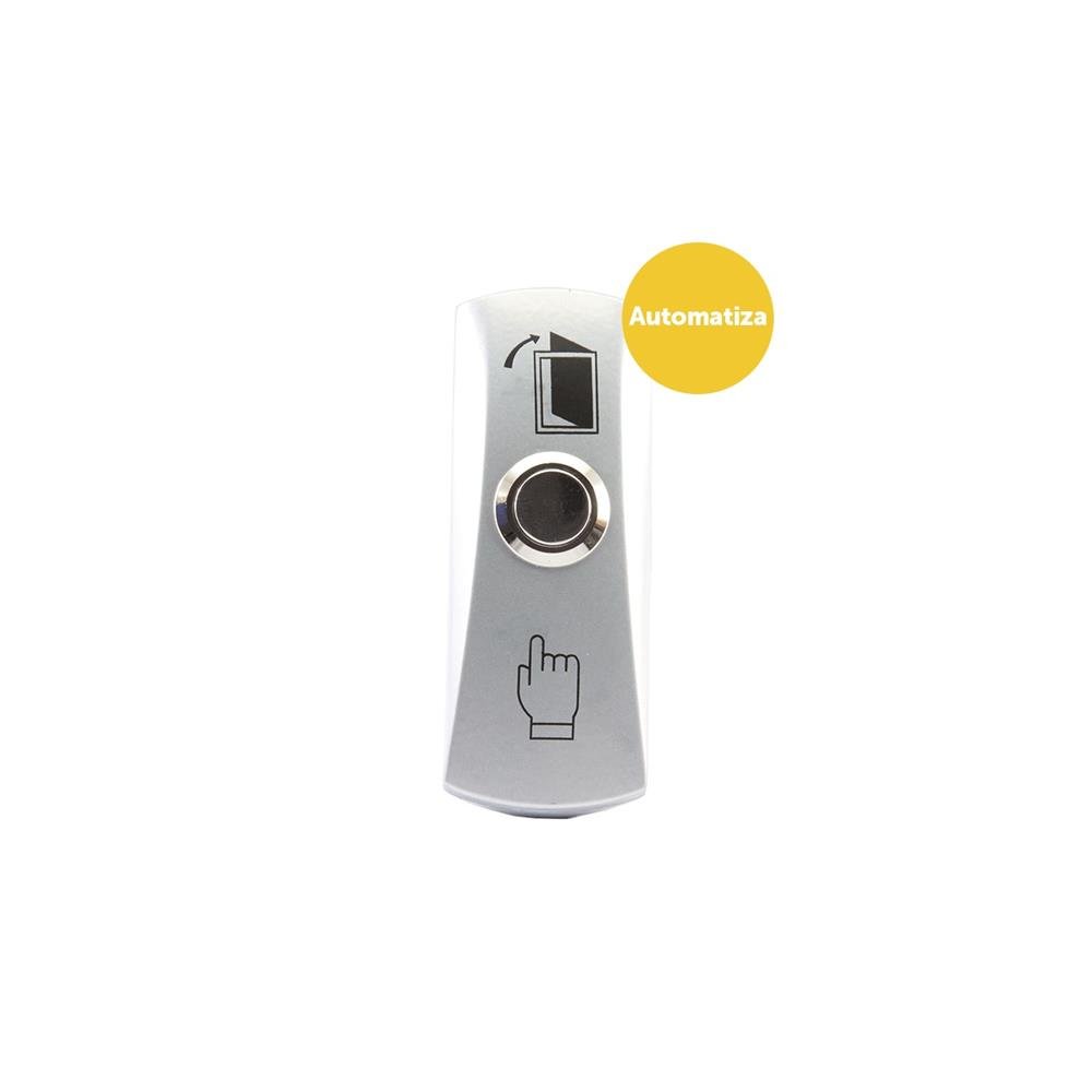 Botão de saida inox com caixa AC2864