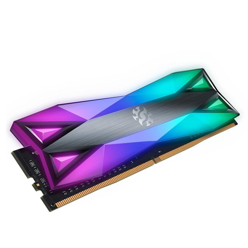 Memória Ddr4 Xpg Spectrix D60g Rgb, 32Gb (2X 16Gb), 3200Mhz, Cinza