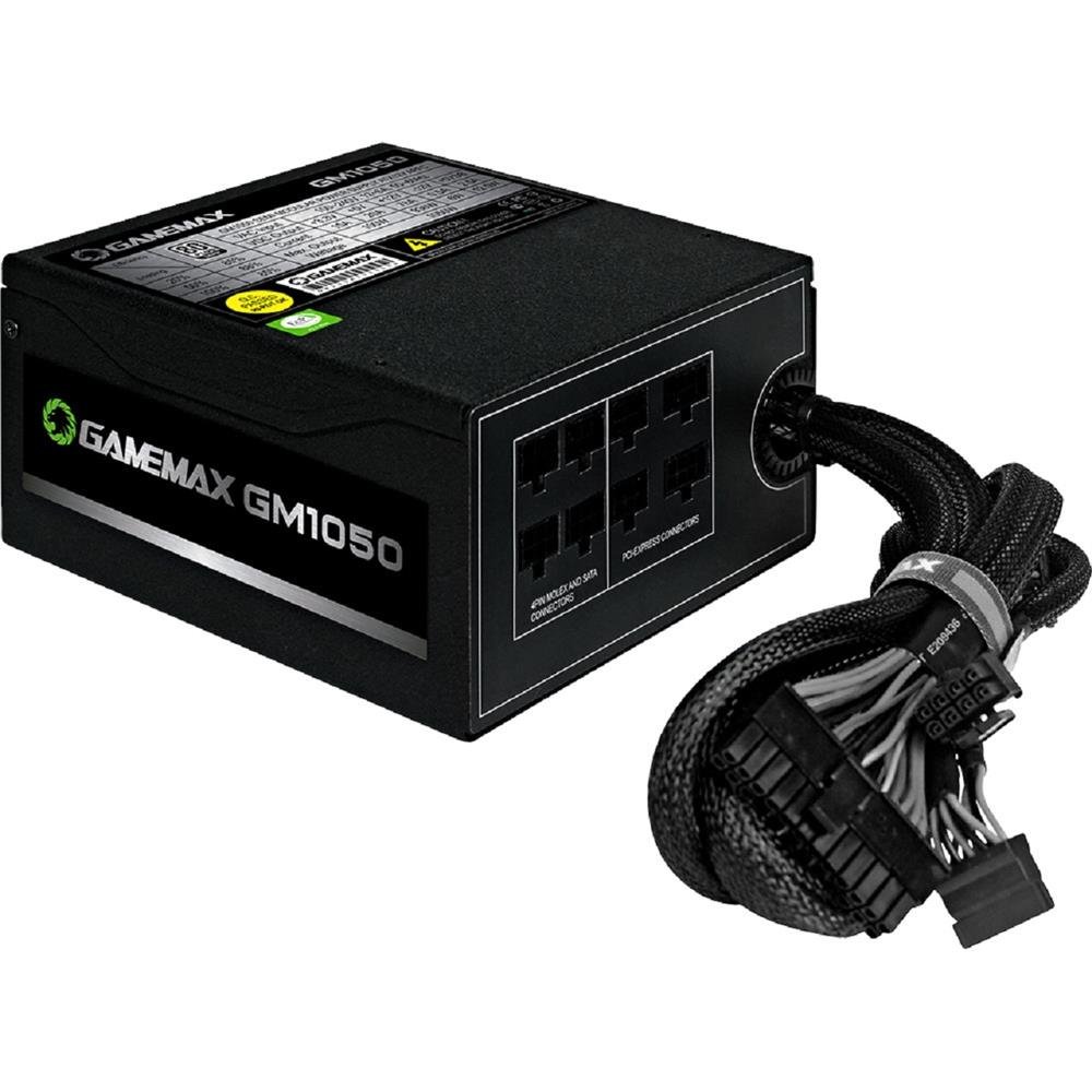 Fonte De Alimentação Gamemax 1050W 80 Plus Silver Preto