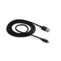 Cabo USB Micro USB 1,5m Nylon Preto Intelbras EUAB 15NP