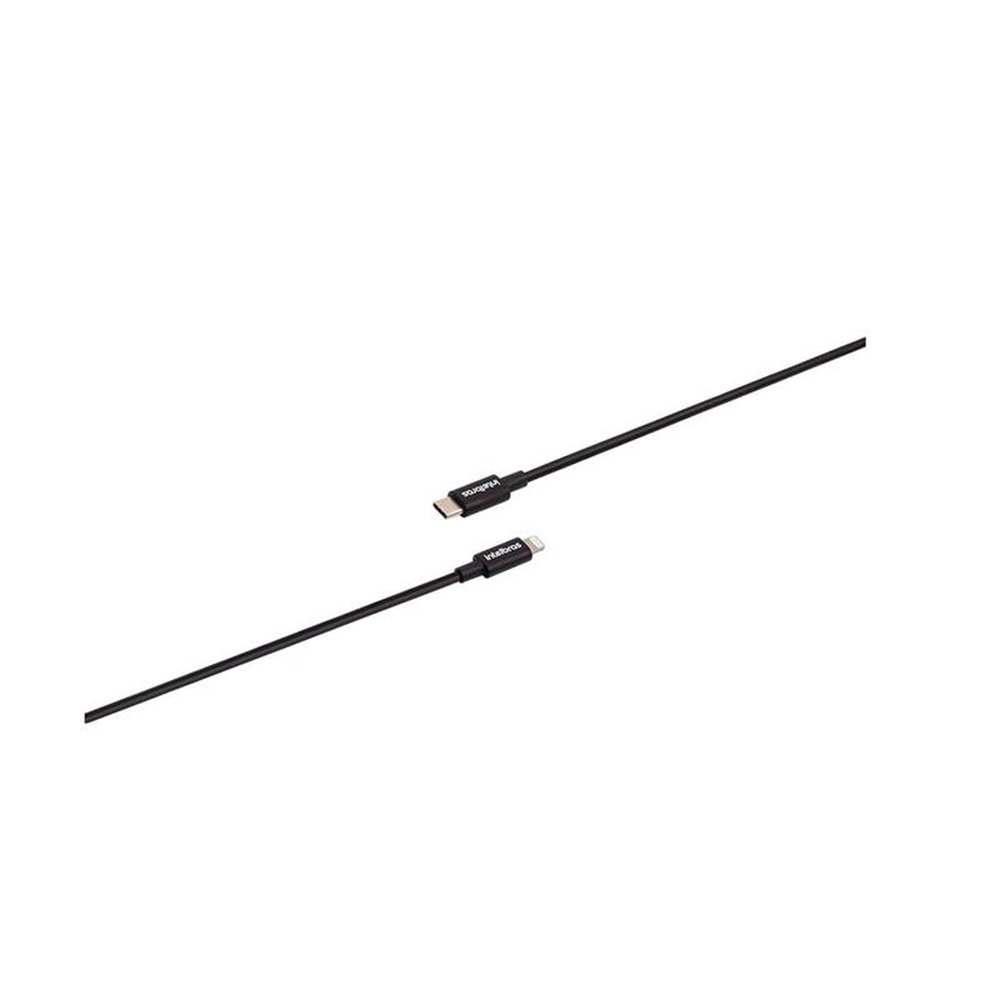 Cabo USB-C Lightning 1,2m PVC Preto Intelbras EUCL 12PP