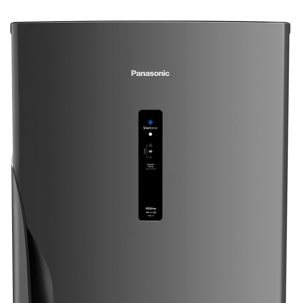 Geladeira/Refrigerador Panasonic 397 Litros A+++ NR-BB41PV1T - 2 Portas, Frost Free, Painel Eletrônico, Titânio, 220V