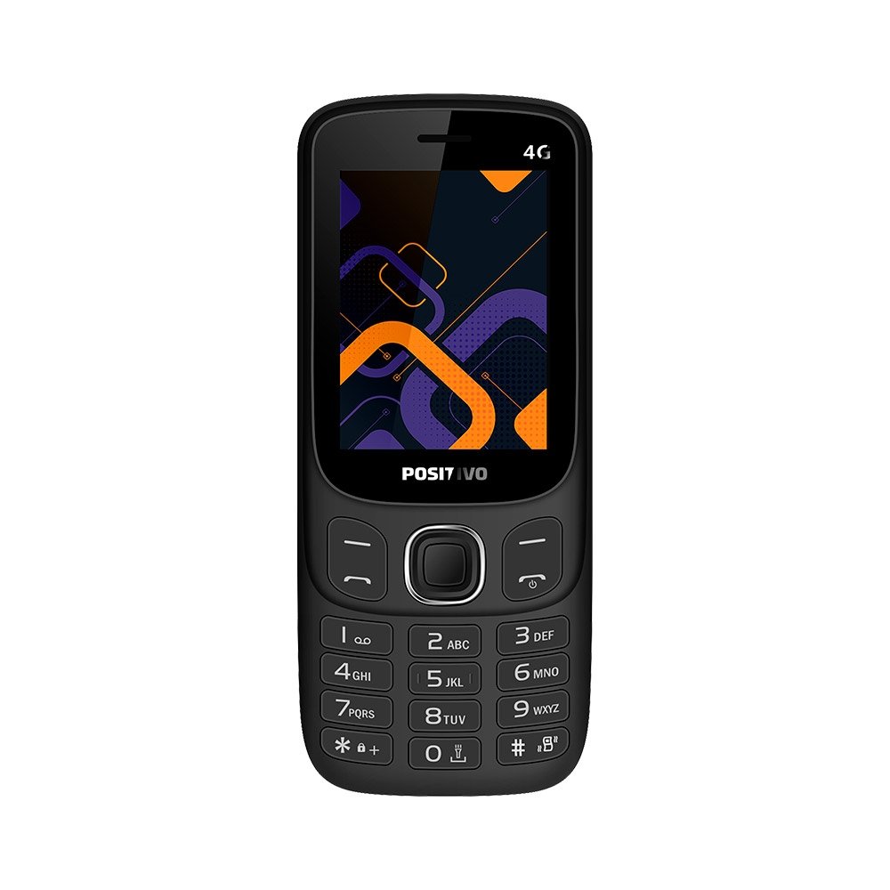 Telefone Celular Positivo P41, 2.4", Dual Chip, Preto