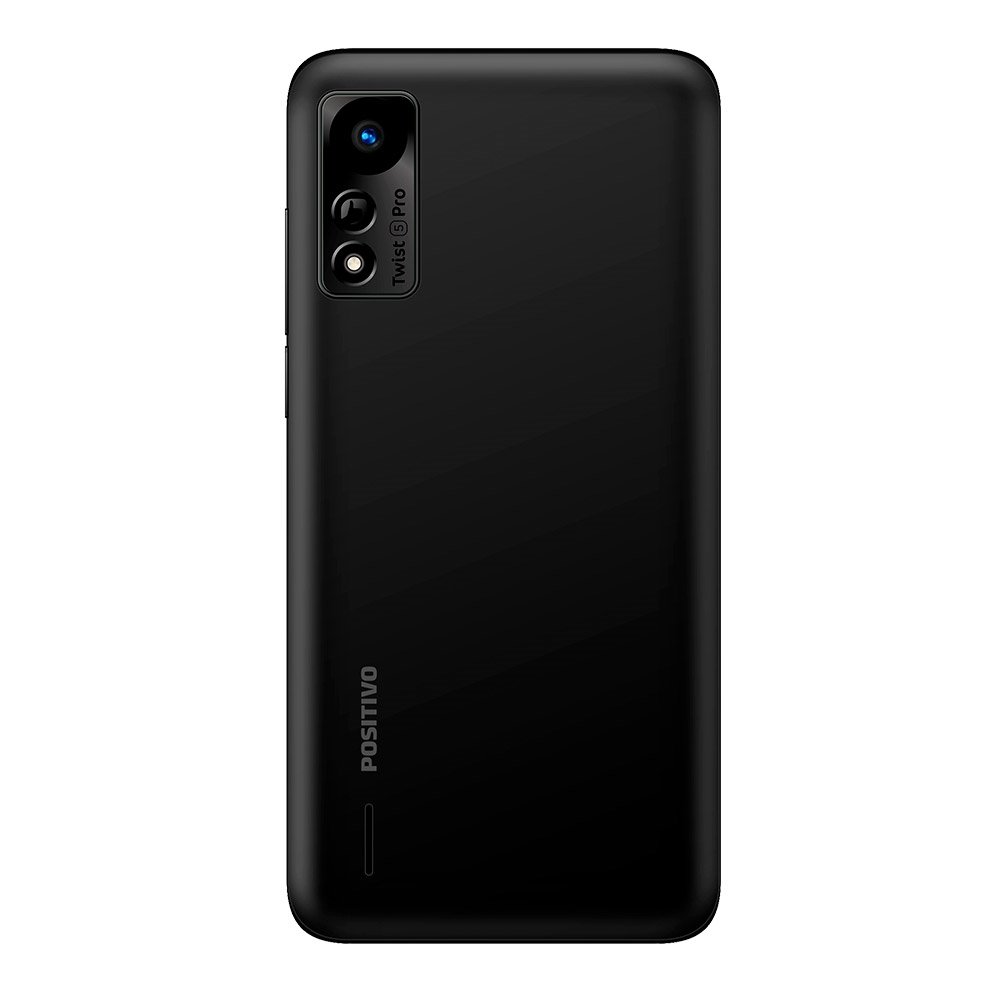 Smartphone Positivo Twist 5 Pro S640, Preto, Tela 6.26¿, 4G+Wi-Fi, Câm.Traseira 8MP, Câm.Frontal 8MP, 2GB RAM, 64GB