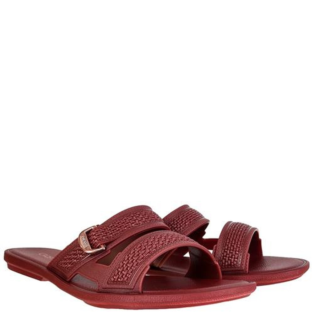 Sandalia Grendha Buriti Casual Slide Vinho - Grade com 12 pares