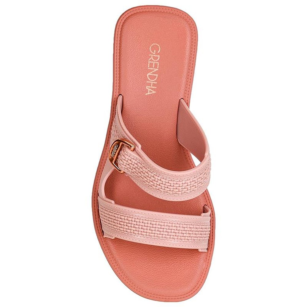 Sandalia Grendha Buriti Casual Slide Nude - Grade com 12 pares