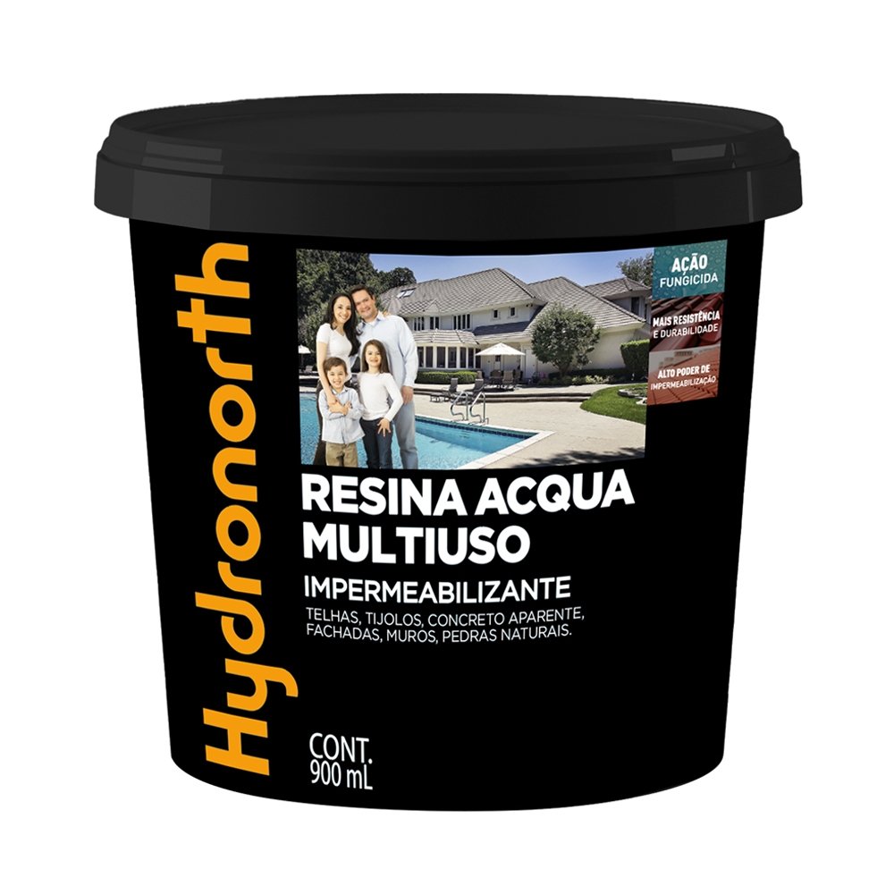 Resina Multiuso Hydronorth Acqua Cerâmica Telha Pote 0,9ml