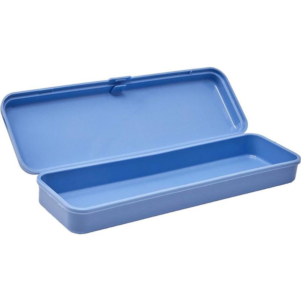 Estojo Plastico Plus Azul Pastel Waleu
