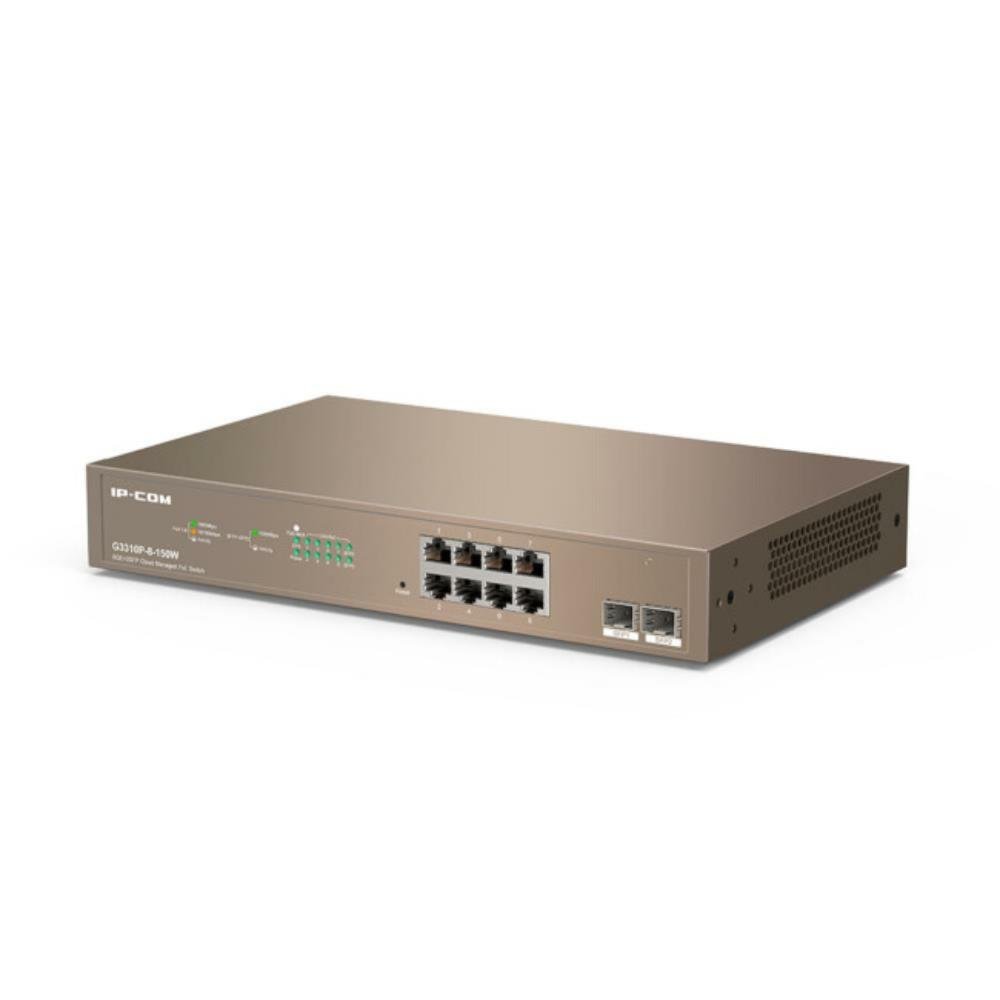 Switch 8P Ip-Com G3310p-8-150W G +2P Sfp