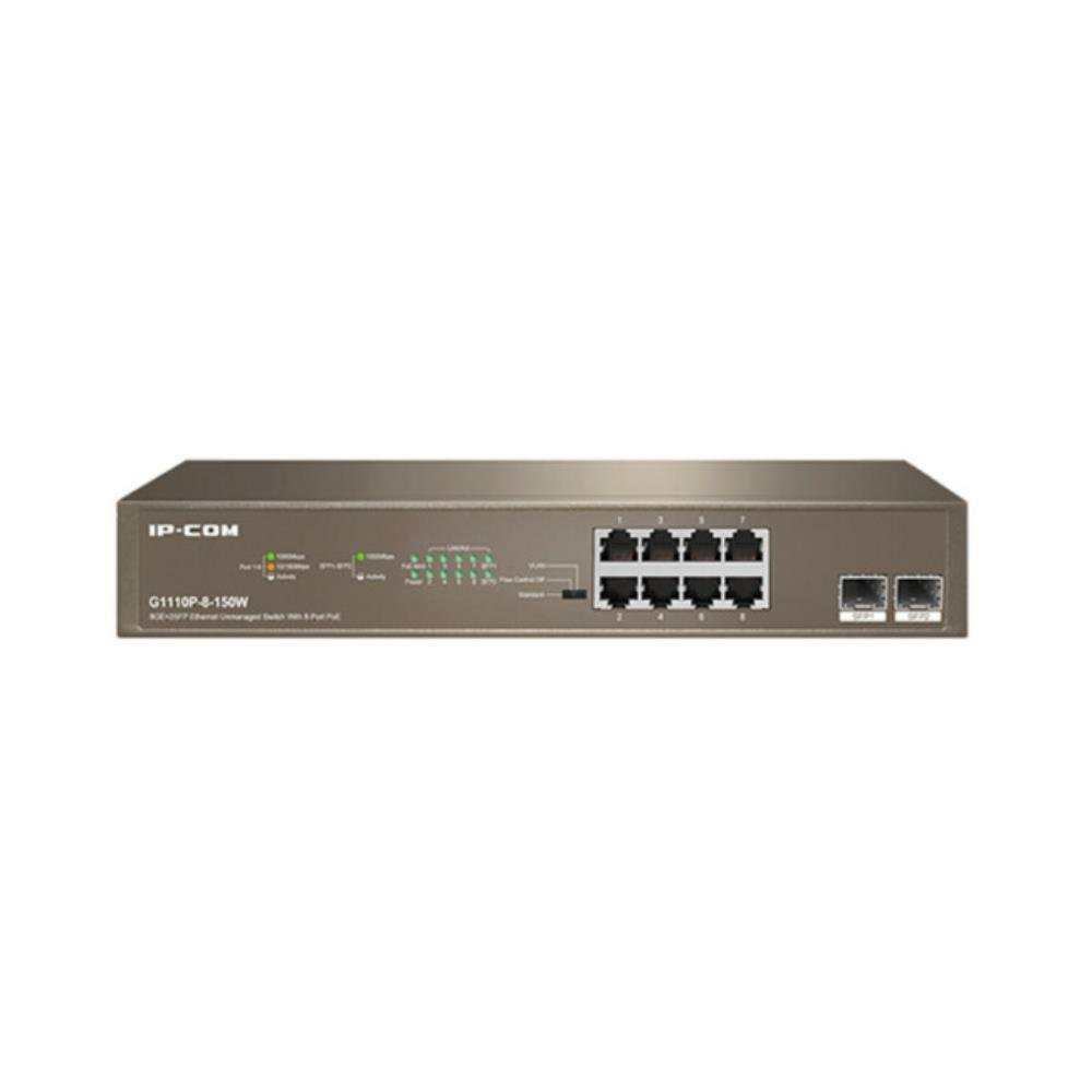 Switch 8P Ip-Com G3310p-8-150W G +2P Sfp