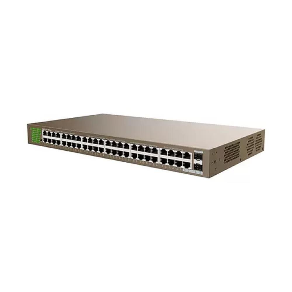 Switch 48 portas IP-Com, Gigabit, não Gerenciável, com 2 portas SFP, G1050F