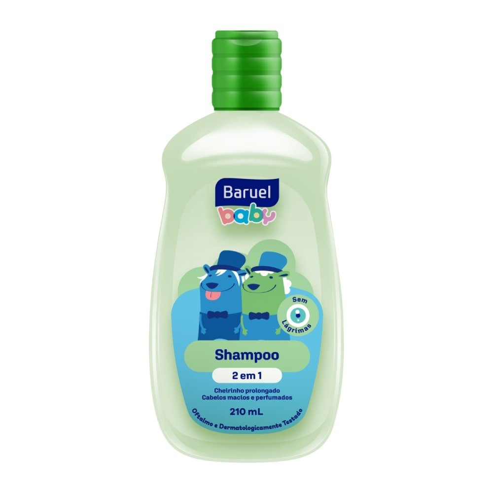 Shampoo Baruel Baby 2 em 1 210ml