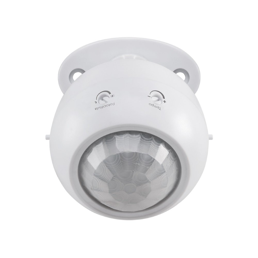 Sensor de Presença Intelbras - Para Iluminação ESPI 360 A Branco
