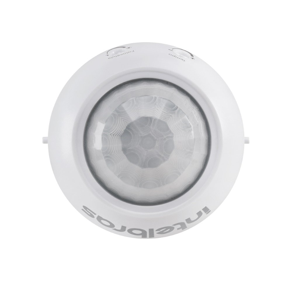 Sensor de Presença Intelbras - Para Iluminação ESPI 360 A Branco