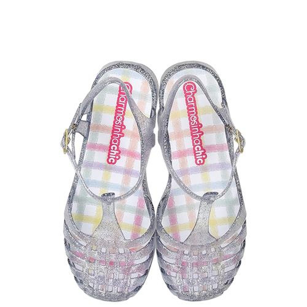 Sandalia Infantil Di Santinni Prata - Grade com 12 pares