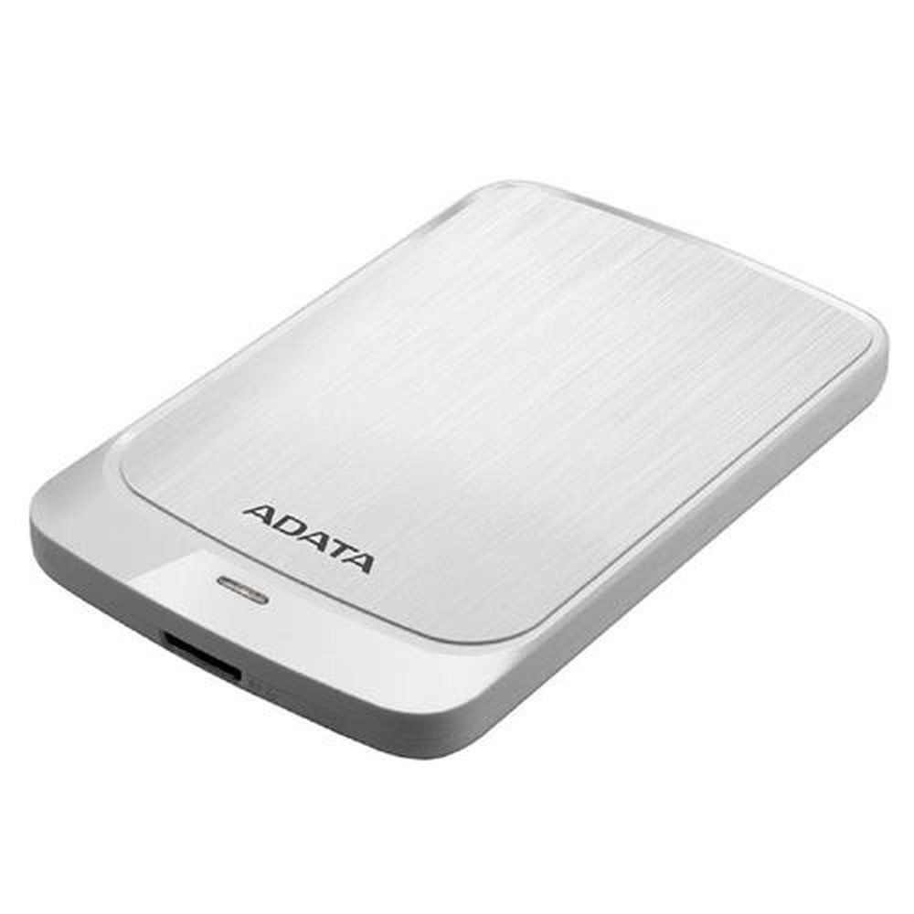 Hd Externo 2Tb Adata Hv320 Ultra Slim, Usb 3.2, Branco