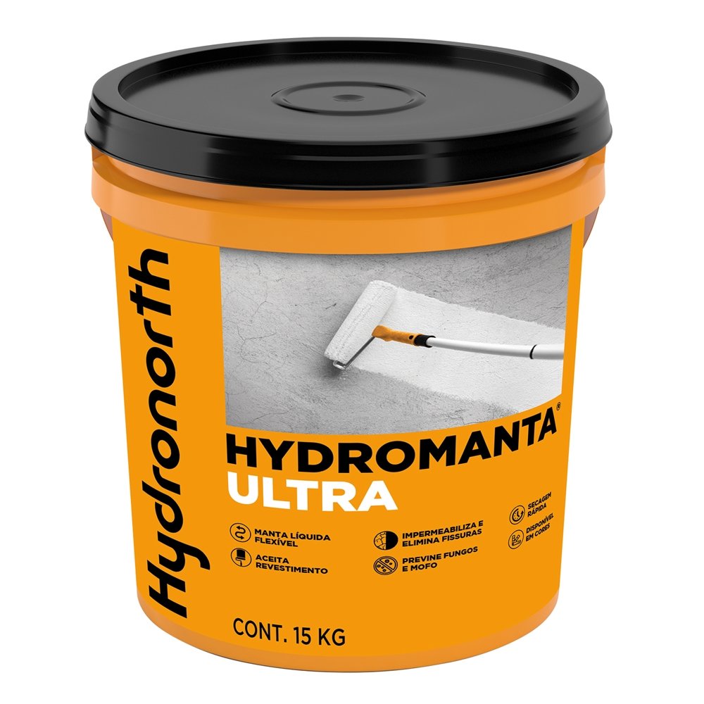 Hydromanta Ultra Hydronorth Líquida Preto Neutral Balde 15kg