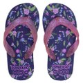 Kit Sandália Praiana Kids Marinho/Flores Feminino Pimpolho Com 12 Pares - Numeração 24 A 32