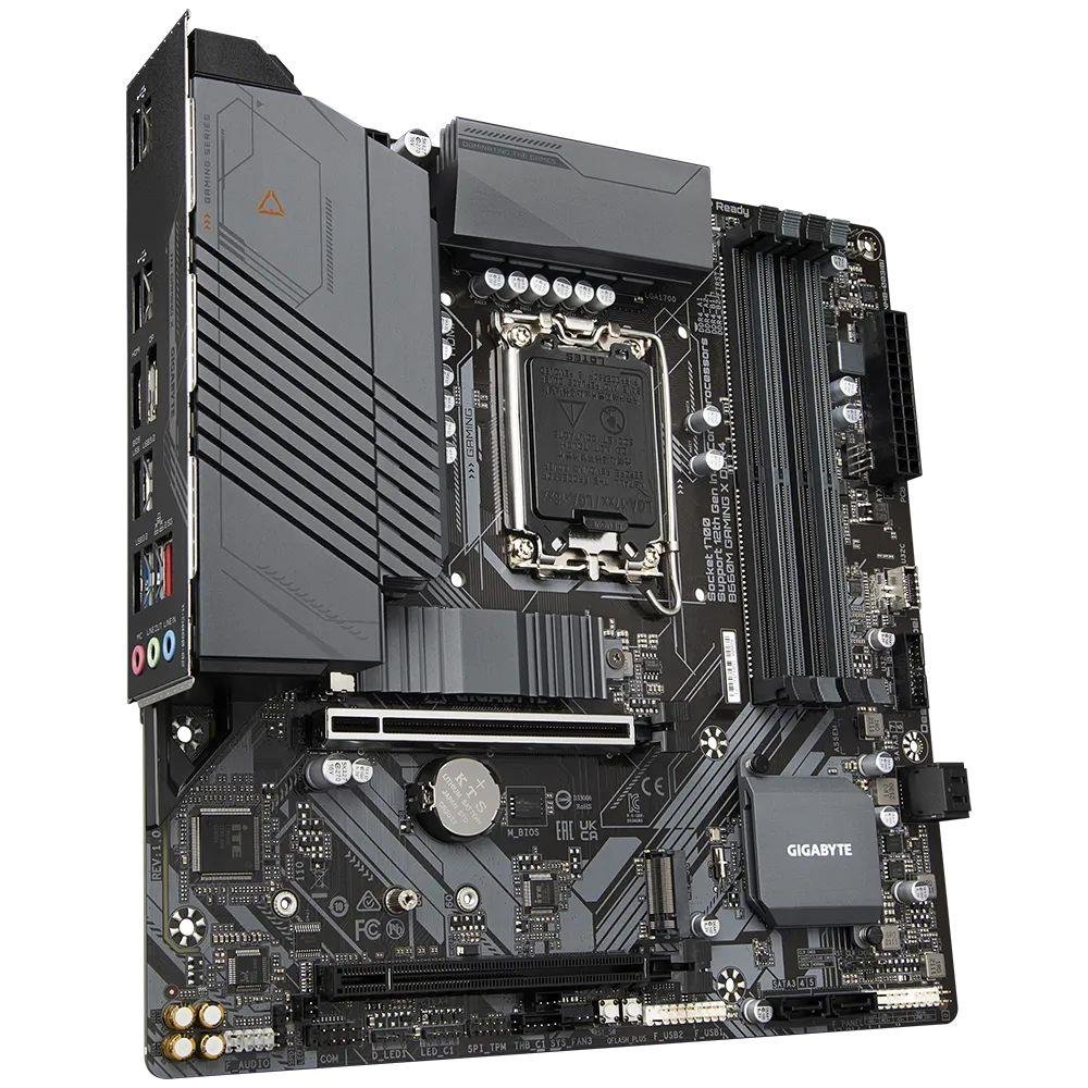 Placa Mãe Gigabyte B660M Gaming X DDR4 LGA 1700 mATX 2x M.2
