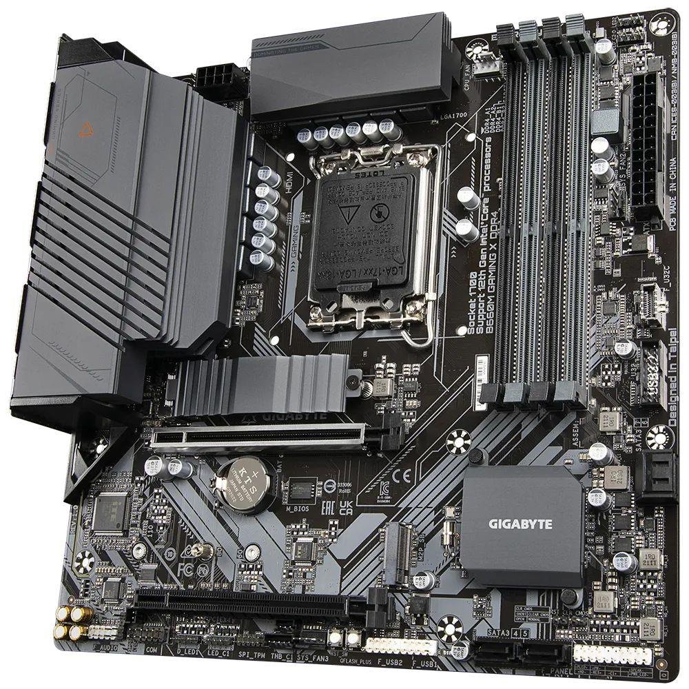 Placa Mãe Gigabyte B660M Gaming X DDR4 LGA 1700 mATX 2x M.2