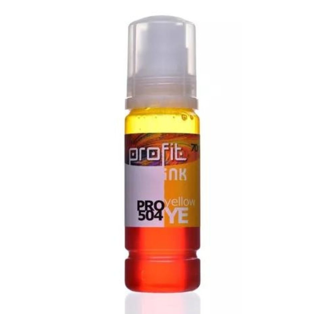 Refil de Tinta Compativel Epson T544 504 Y Amarelo