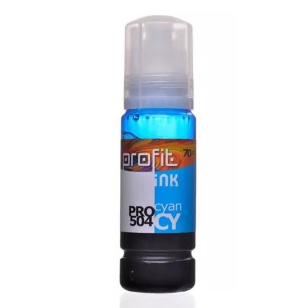 Refil de Tinta Compativel Epson T544 504 Cy Azul