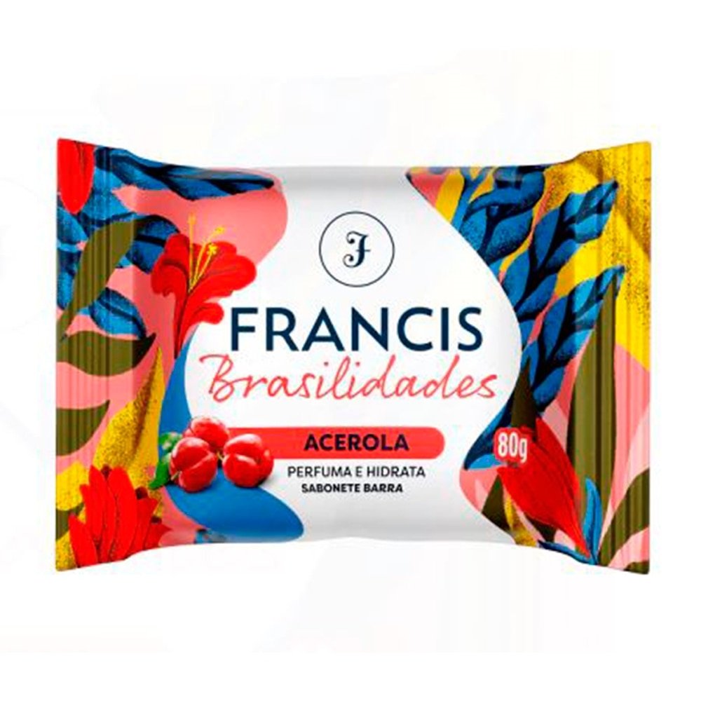 Sabonete Francis Brasilidade Vermelho Acerola 80g