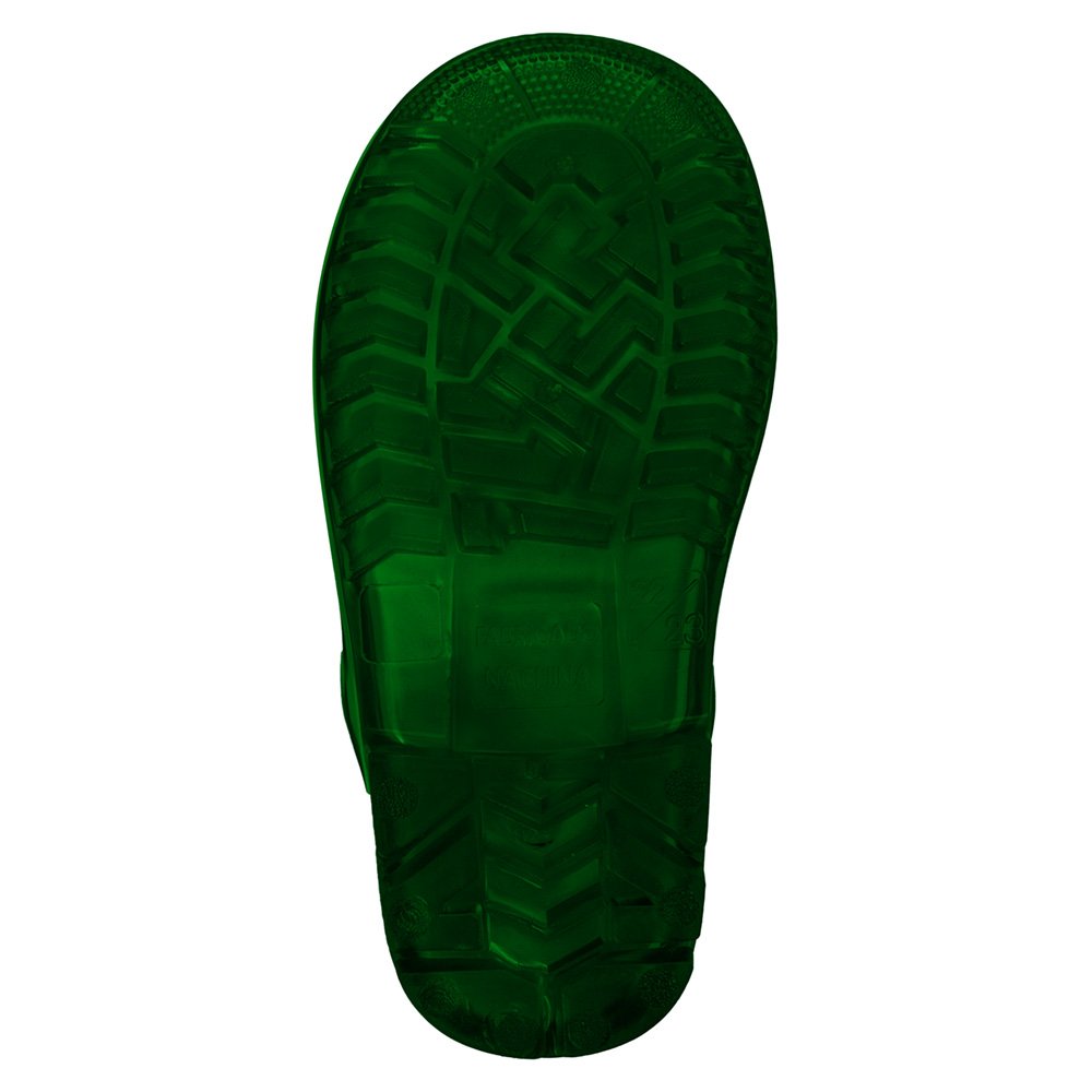 Kit Galocha Infantil Transparente Verde Masculina Pimpolho 6 Pares - Numeração 22 A 33