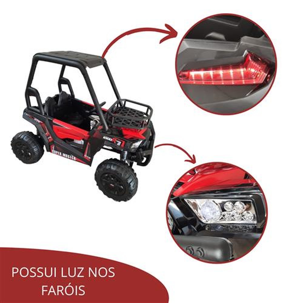 UTV Quadriciclo Elétrico Infantil 12V