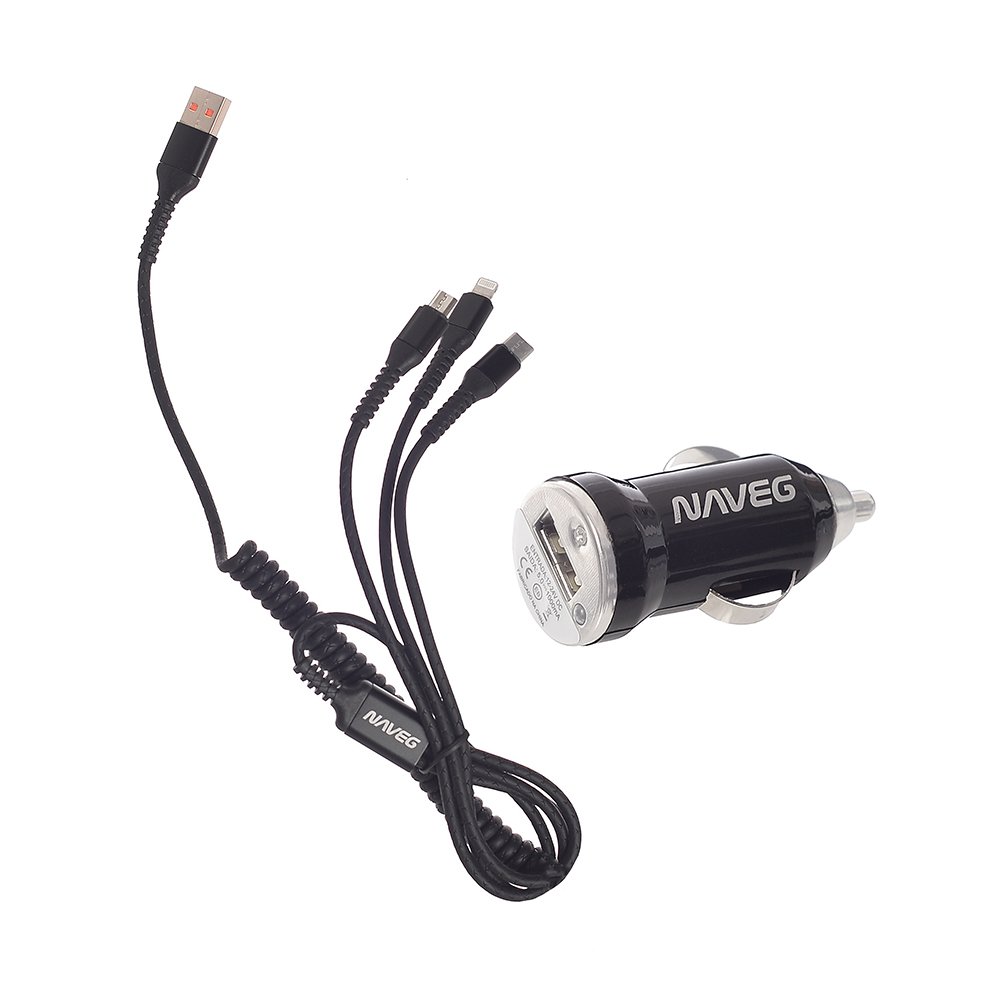Multicabo E Carregador 12V - 5V