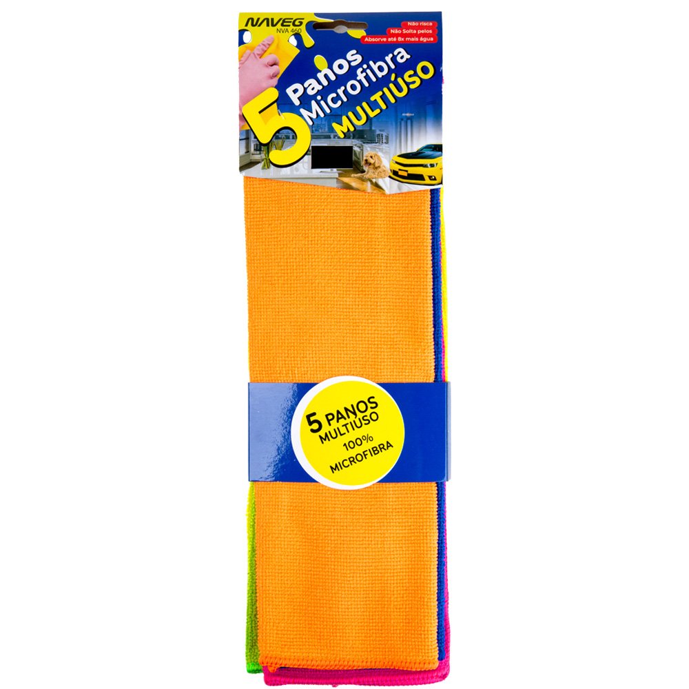 Conjunto Com 5 Panos De Microfibra
