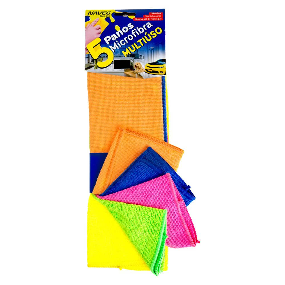 Conjunto Com 5 Panos De Microfibra