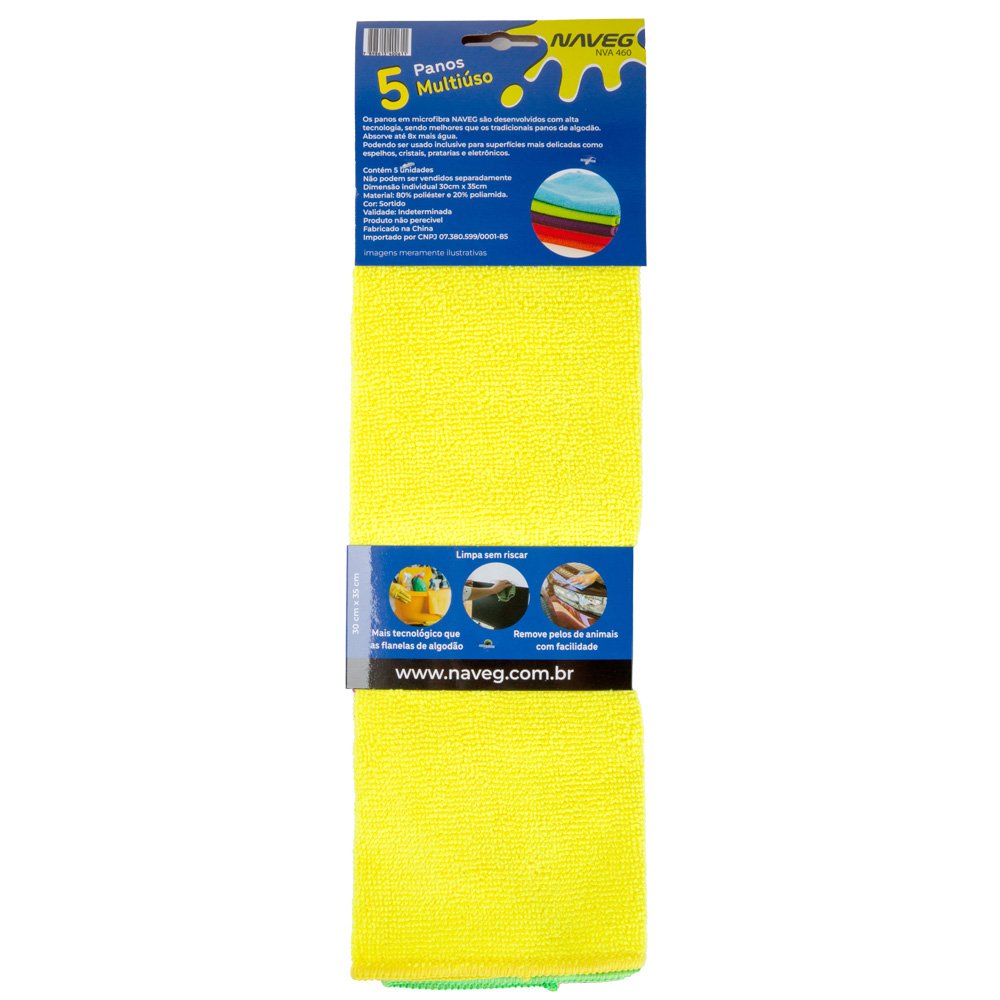 Conjunto Com 5 Panos De Microfibra