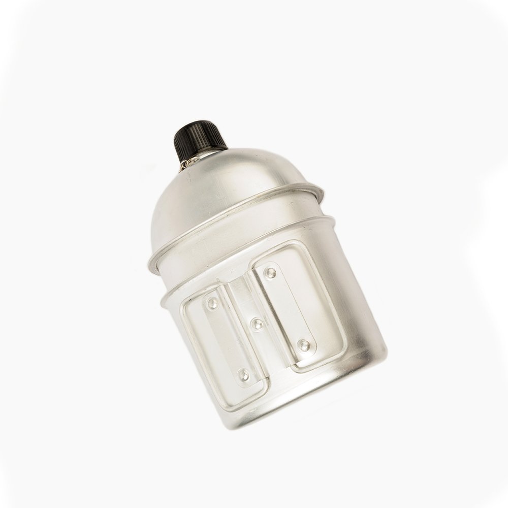 Cantil De Aluminio 900Ml Com Copo E Capa Verde Oliva - Echolife