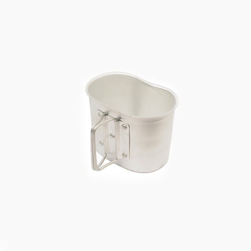 Cantil De Aluminio 900Ml Com Copo E Capa Verde Oliva - Echolife