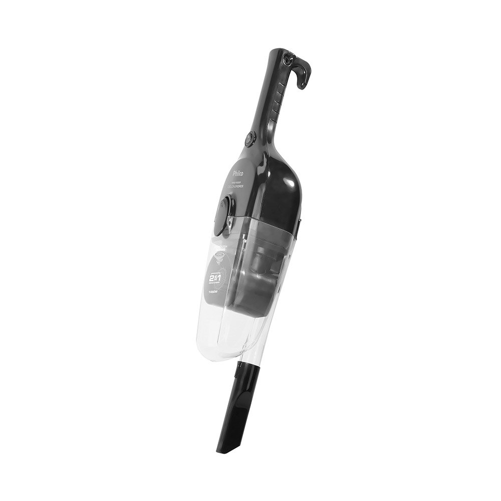 Aspirador de Pó Vertical Philco PAS1600P - 1,5 Litros 1450W 2 Em 1 Filtro Ciclone, Preto, 220V