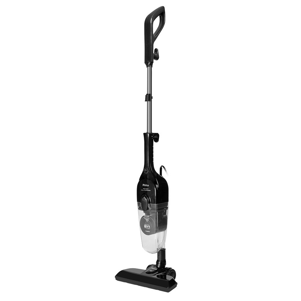 Aspirador de Pó Vertical Philco PAS1600P - 1,5 Litros 1450W 2 Em 1 Filtro Ciclone, Preto, 220V