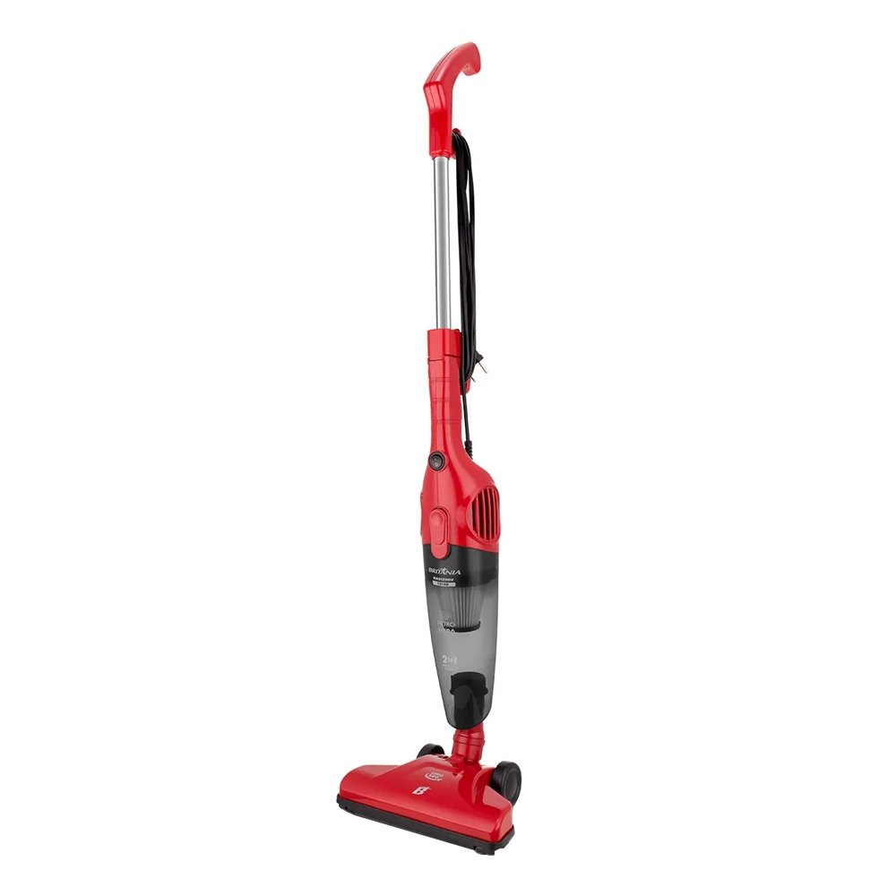 Aspirador de Pó Vertical Britânia BAS1290V - 1 Litro 1250W 2 Em 1 Vermelho 220V