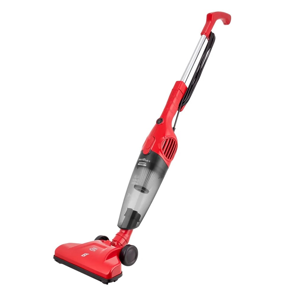 Aspirador de Pó Vertical Britânia BAS1290V - 1 Litro 1250W 2 Em 1 Vermelho 220V