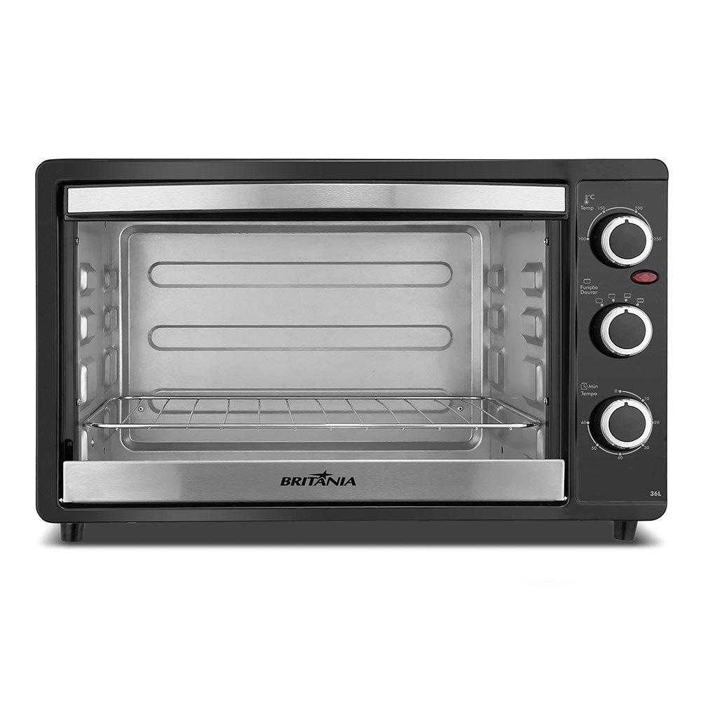 Forno Elétrico de Bancada Britânia 36 Litros BFE41P | 1500W com Timer Preto 110V