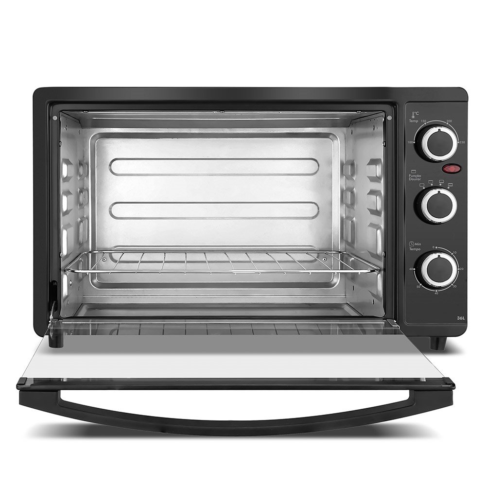 Forno Elétrico de Bancada Britânia 36 Litros BFE41P | 1500W com Timer Preto 110V
