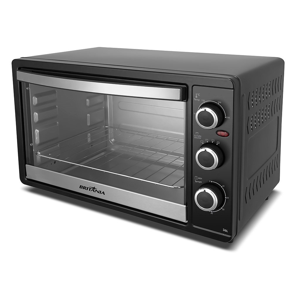 Forno Elétrico de Bancada Britânia 36 Litros BFE41P | 1500W com Timer Preto 110V