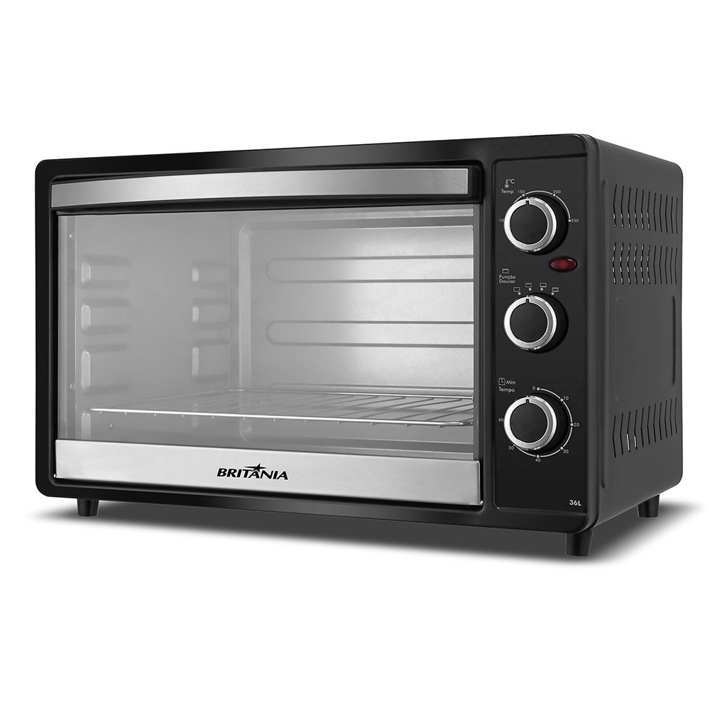 Forno Elétrico de Bancada Britânia 36 Litros BFE41P | 1500W com Timer Preto 110V