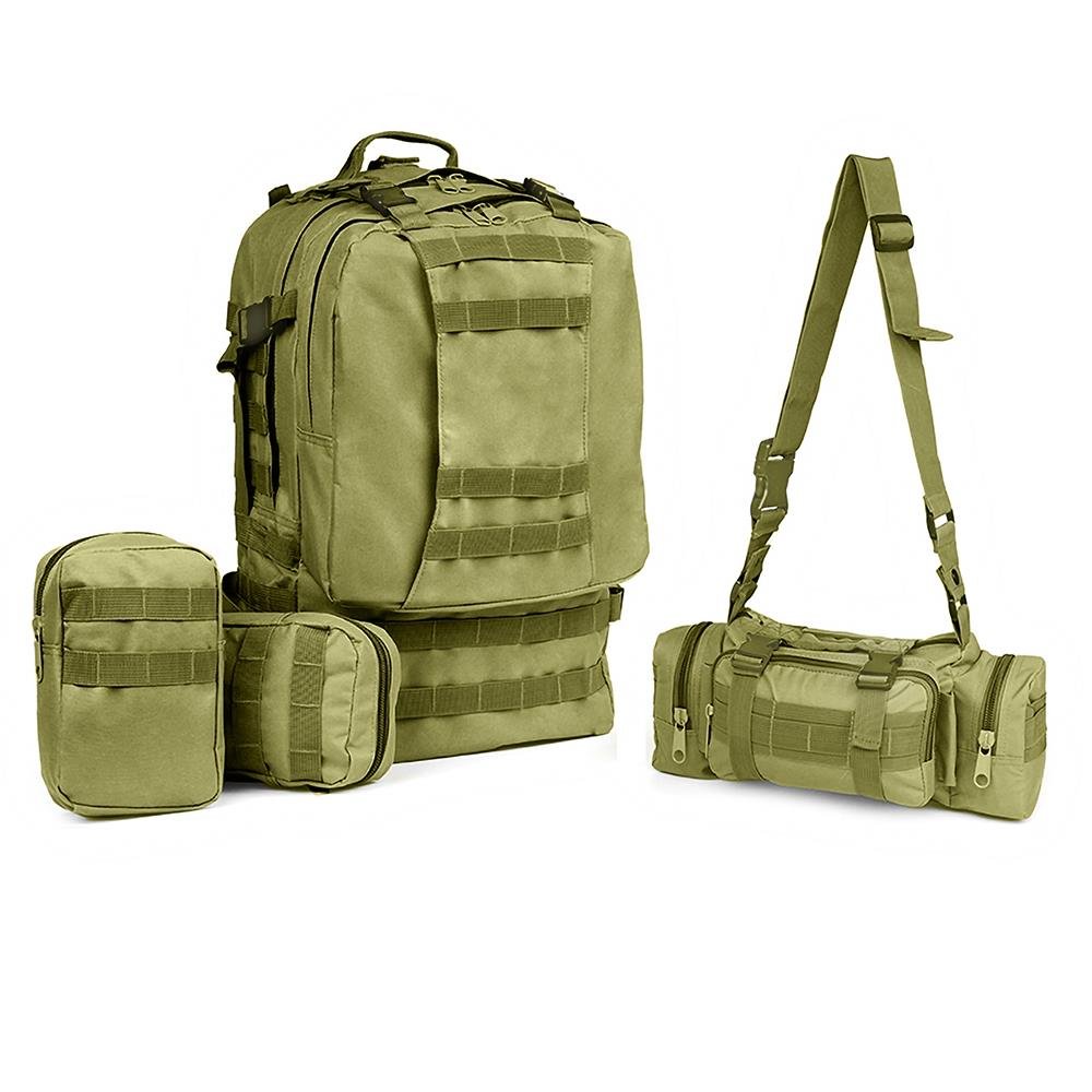 Mochila Tática Defender Verde Oliva 55L - Echolife