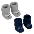 Pack Com 6 Kit Sapato Cano Alto Recem Nascido Masculino Pimpolho