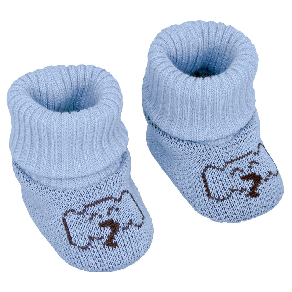Pack Com 6 Kit Sapato Cano Alto Recem Nascido Masculino Pimpolho
