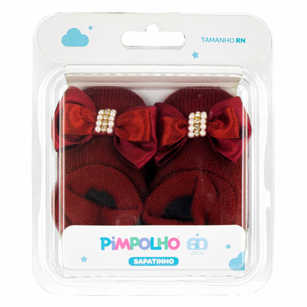 Pack Com 12 Kit Sapato Com Lacinho Recém Nascido Feminino Pimpolho